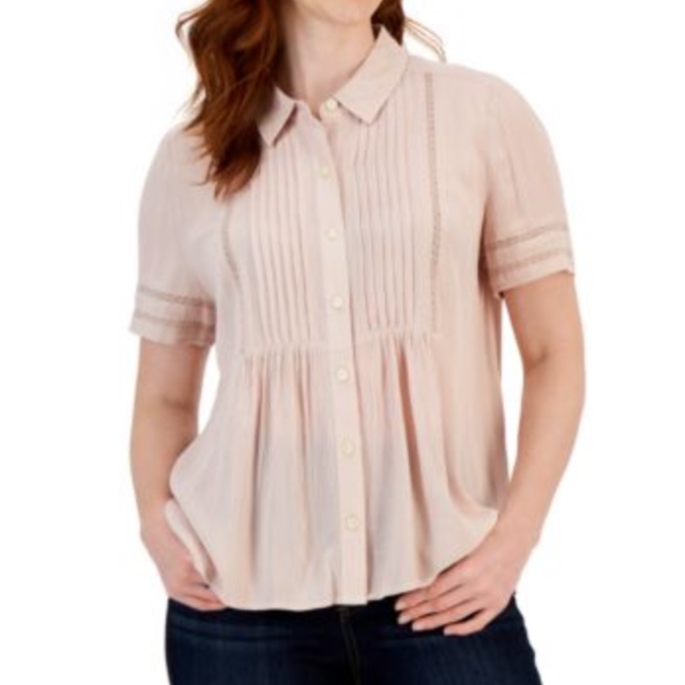 Praire blouse bohemian blush